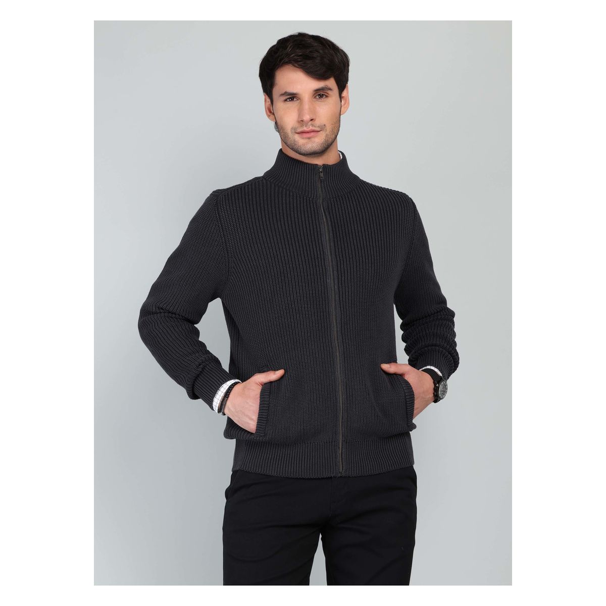 ARROW - Sweater Stone Wash Regular Fit Azul Oscuro Arrow ARROW