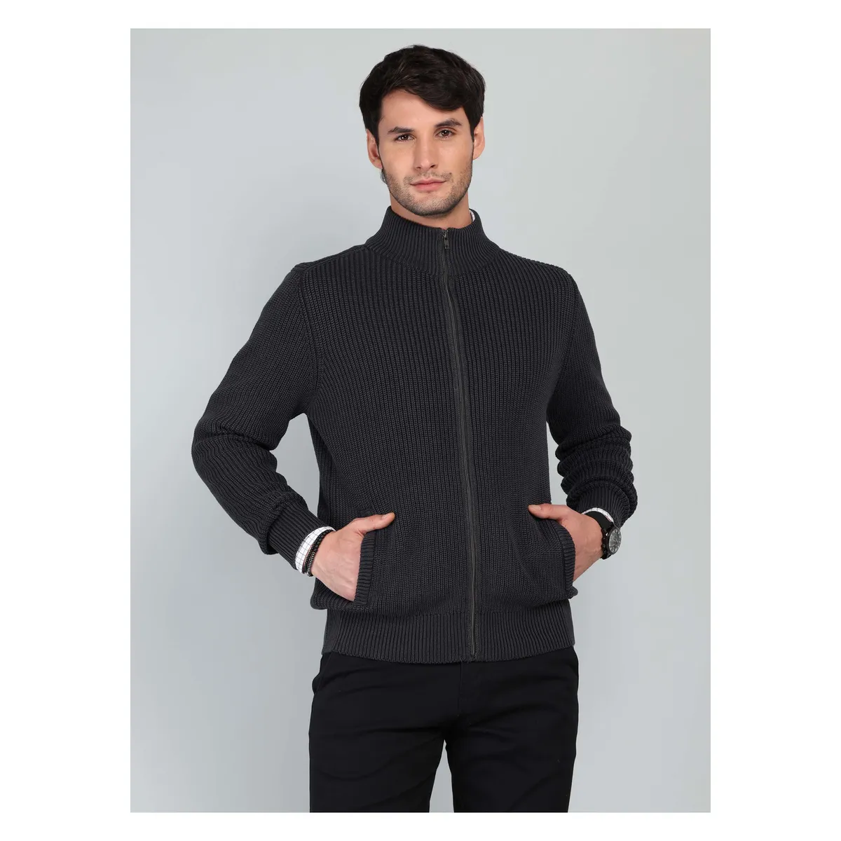ARROW - Sweater Stone Wash Regular Fit Azul Oscuro Arrow ARROW