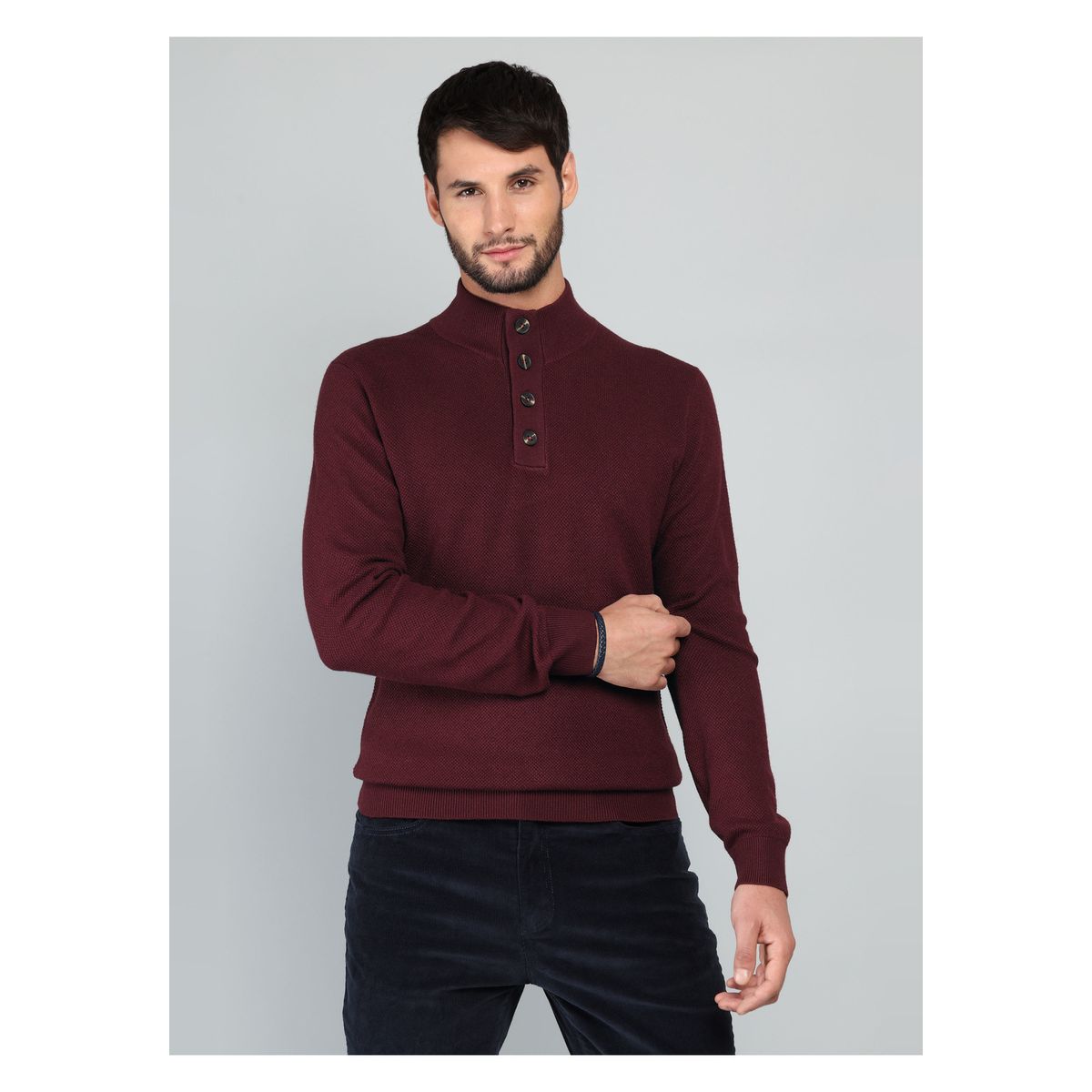 ARROW - Sweater Cuello Alto Regular fit Burdeo Arrow ARROW