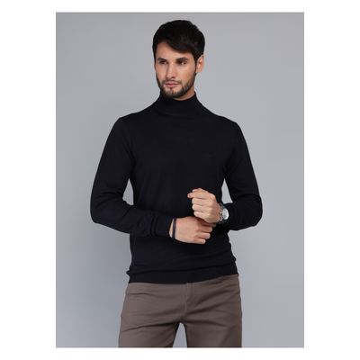 Imagen 1 del producto Sweater Cuello Alto Regular Fit Azul Marino