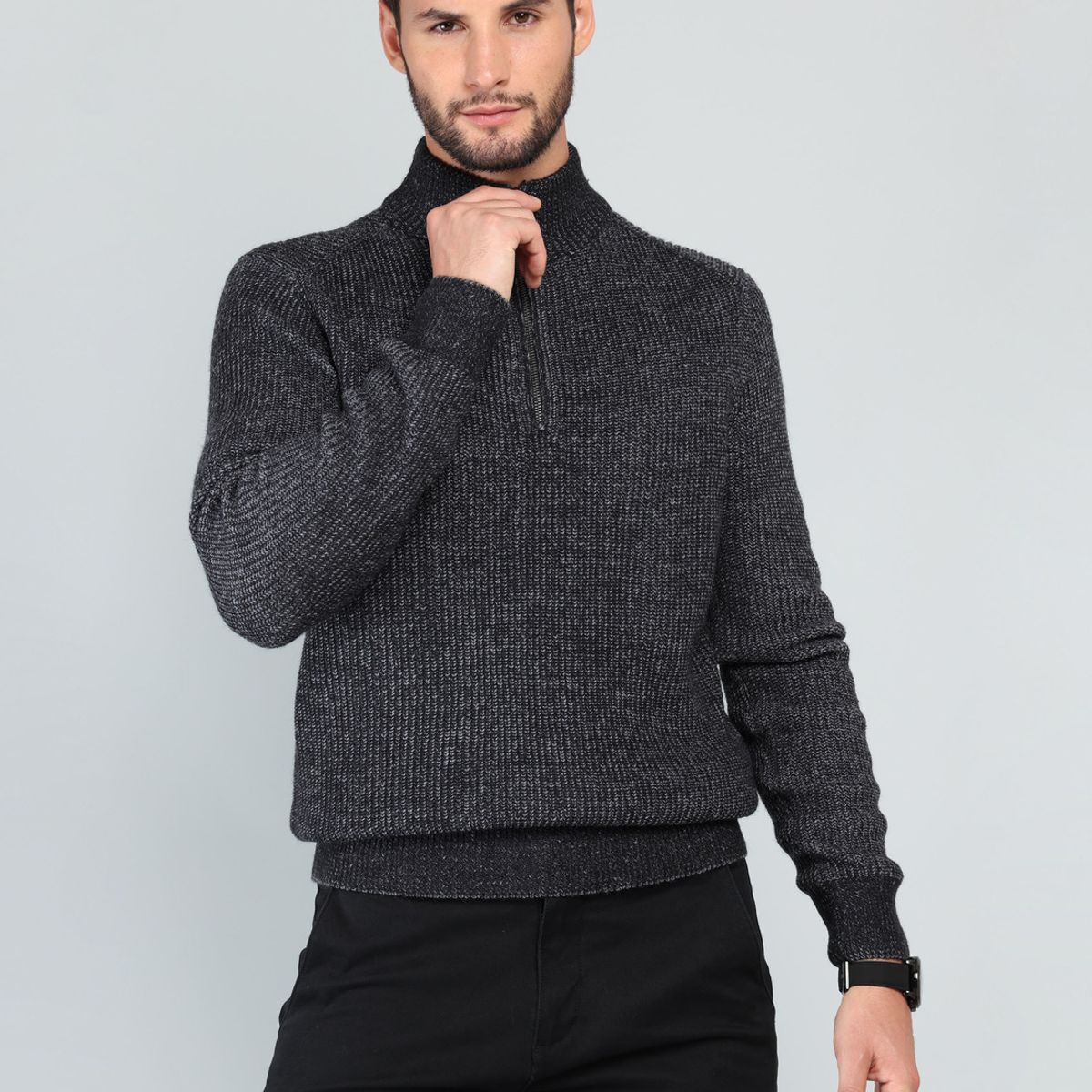 ARROW - Sweater Texturado Regular Fit Azul Arrow ARROW