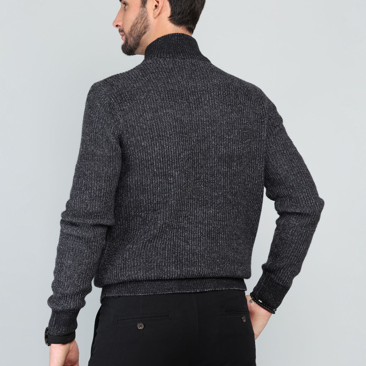 ARROW - Sweater Texturado Regular Fit Azul Arrow ARROW