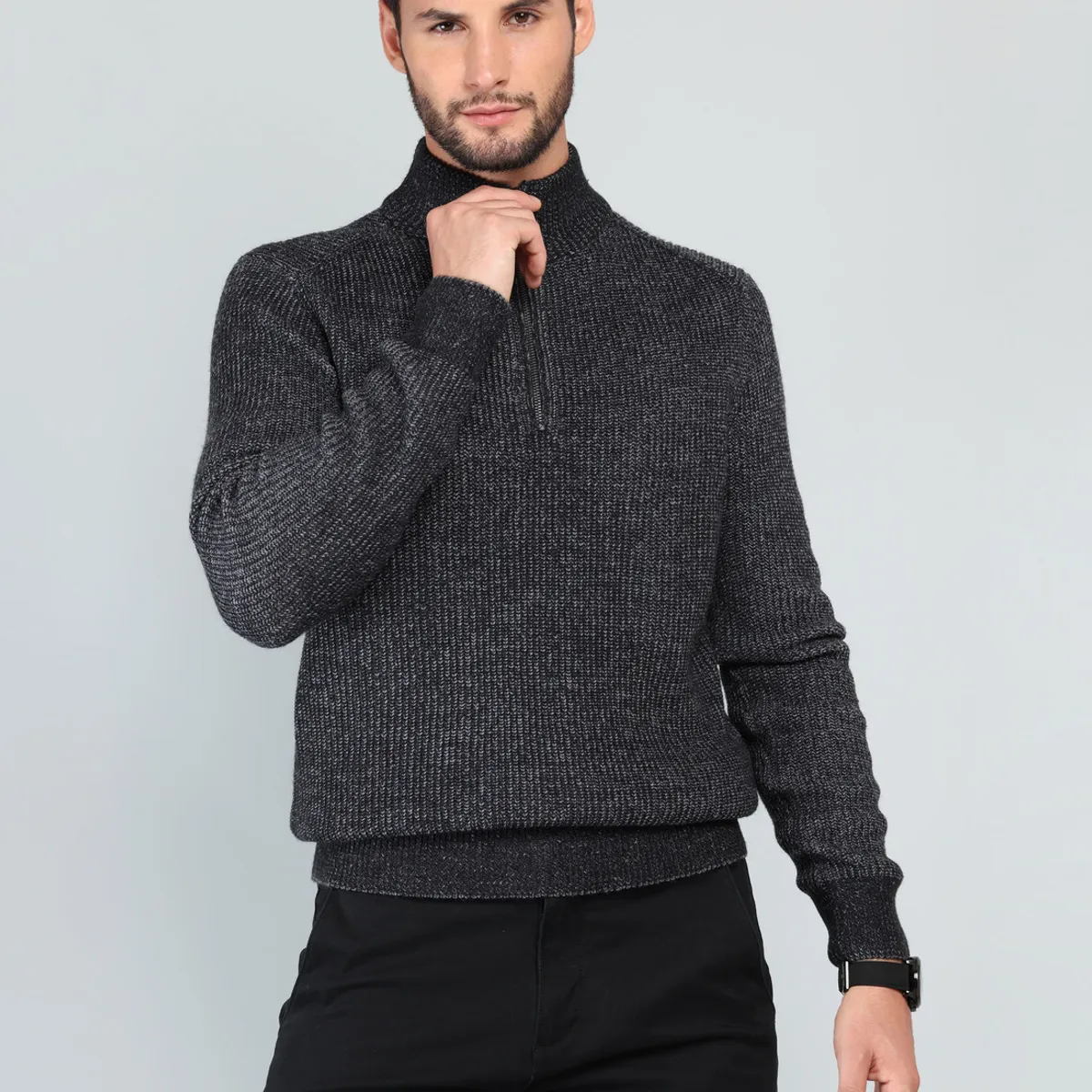 ARROW - Sweater Texturado Regular Fit Azul Arrow ARROW