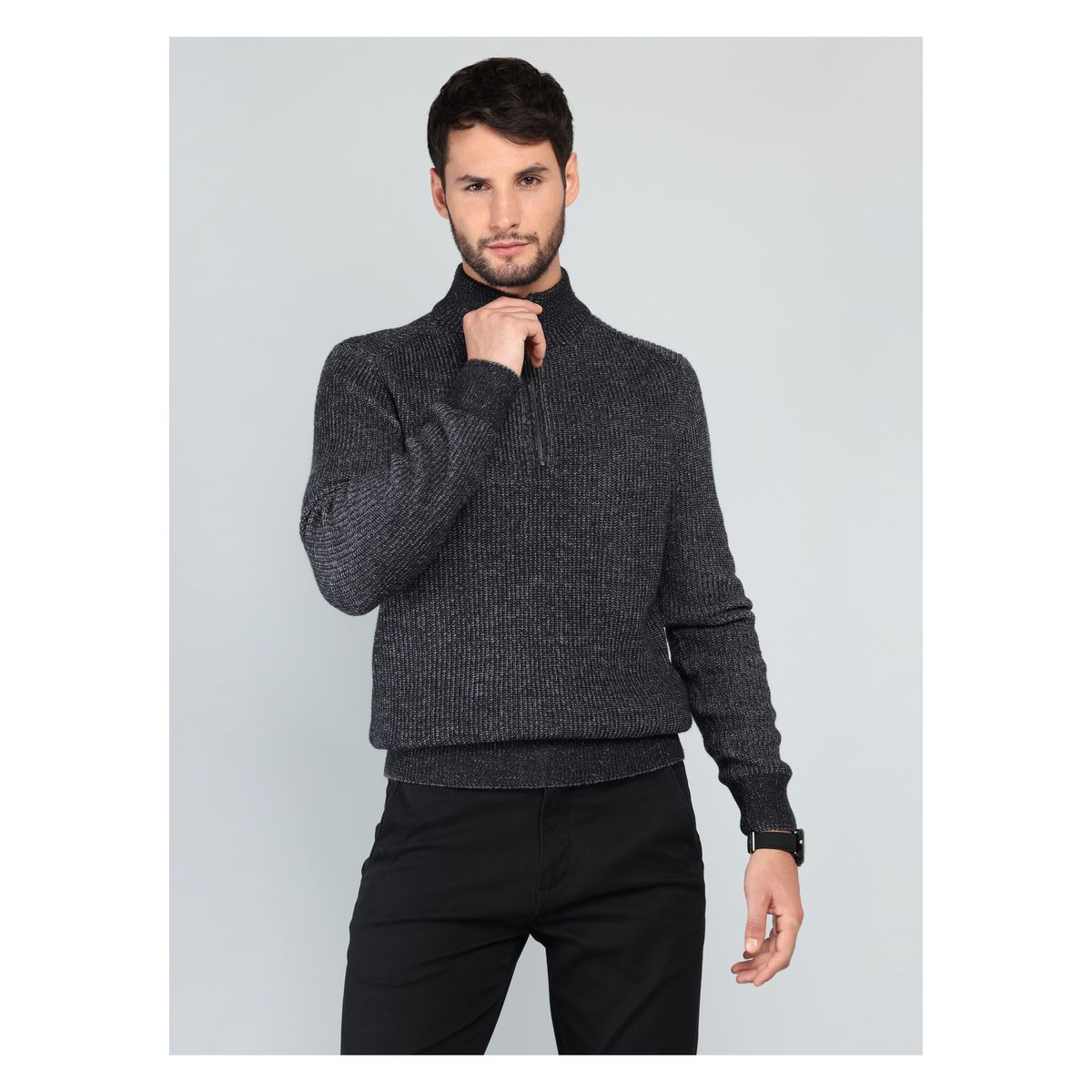 ARROW - Sweater Texturado Regular Fit Azul Arrow ARROW