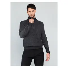 ARROW - Sweater Texturado Regular Fit Azul