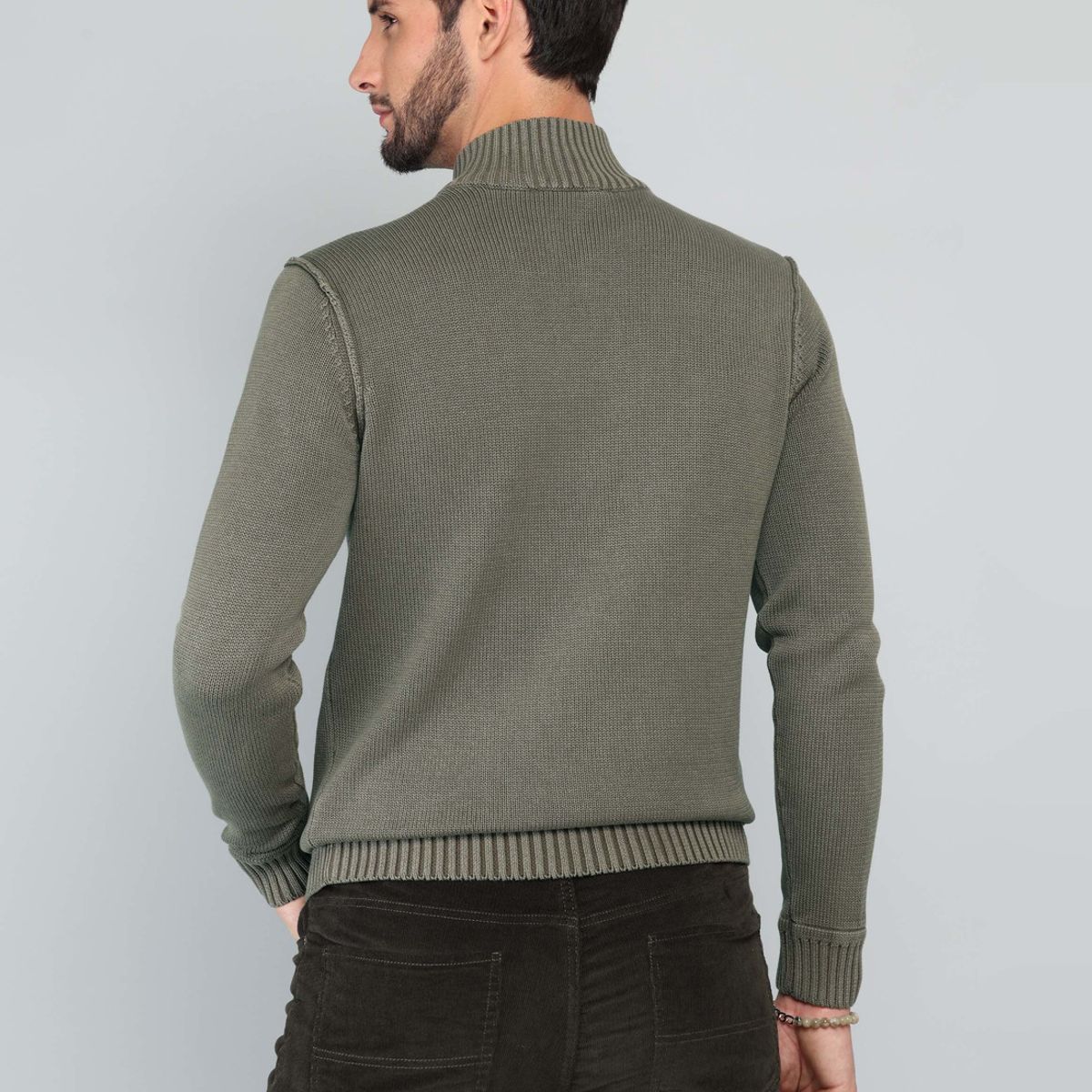 ARROW - Sweater Stone Wash Regular Fit Verde Arrow ARROW