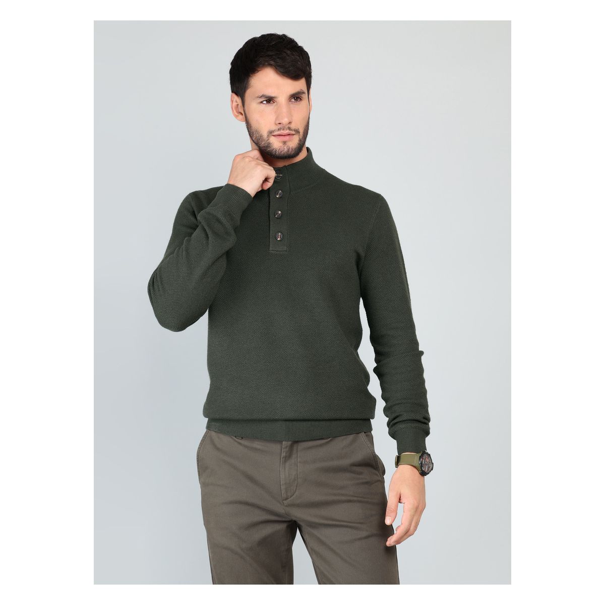 ARROW - Sweater Cuello Alto Regular fit Verde Arrow ARROW
