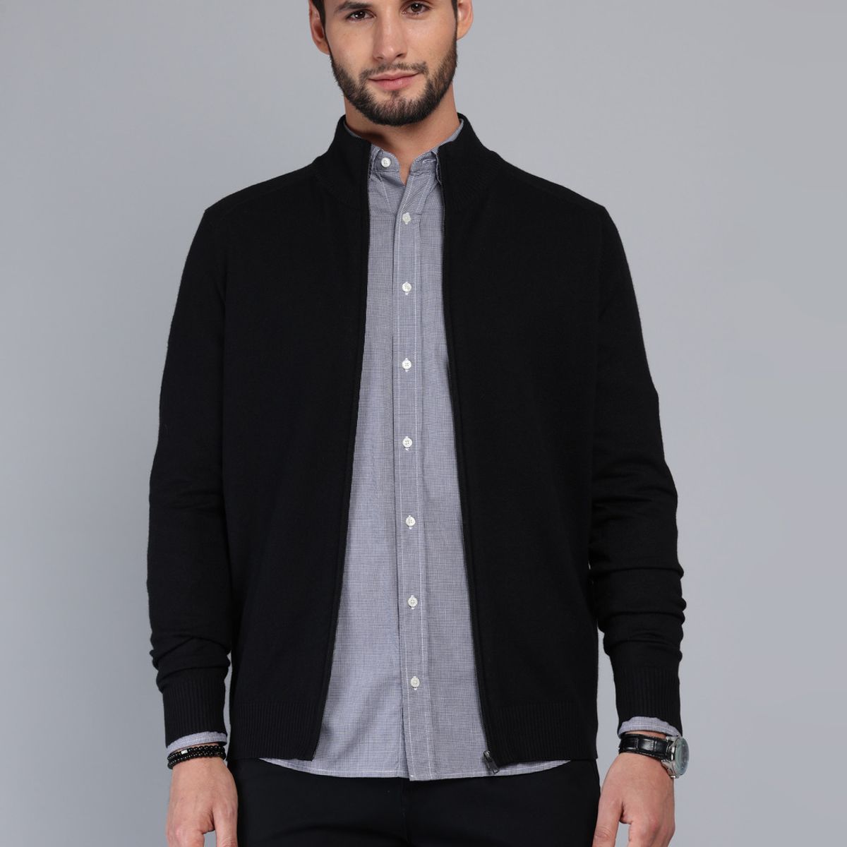 ARROW - Sweater Cuello Alto Regular Fit Negro Arrow ARROW