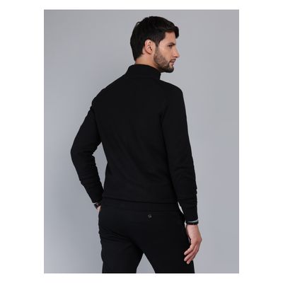Imagen 2 del producto Sweater Cuello Alto Regular Fit Negro