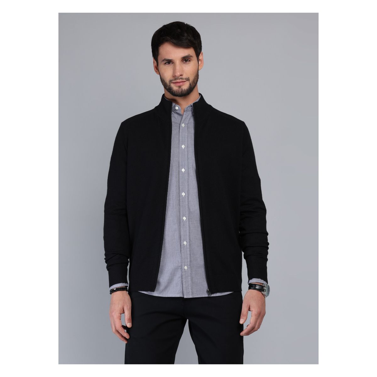 ARROW - Sweater Cuello Alto Regular Fit Negro Arrow ARROW