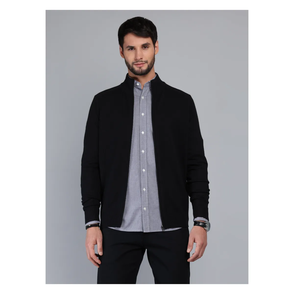 ARROW - Sweater Cuello Alto Regular Fit Negro Arrow ARROW