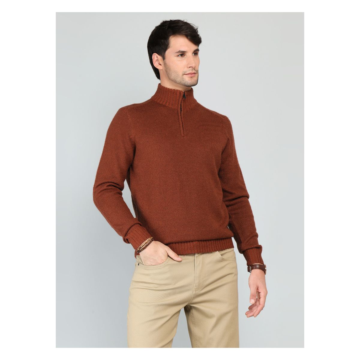 ARROW - Sweater Cuello Alto Regular Fit Terracota Arrow ARROW