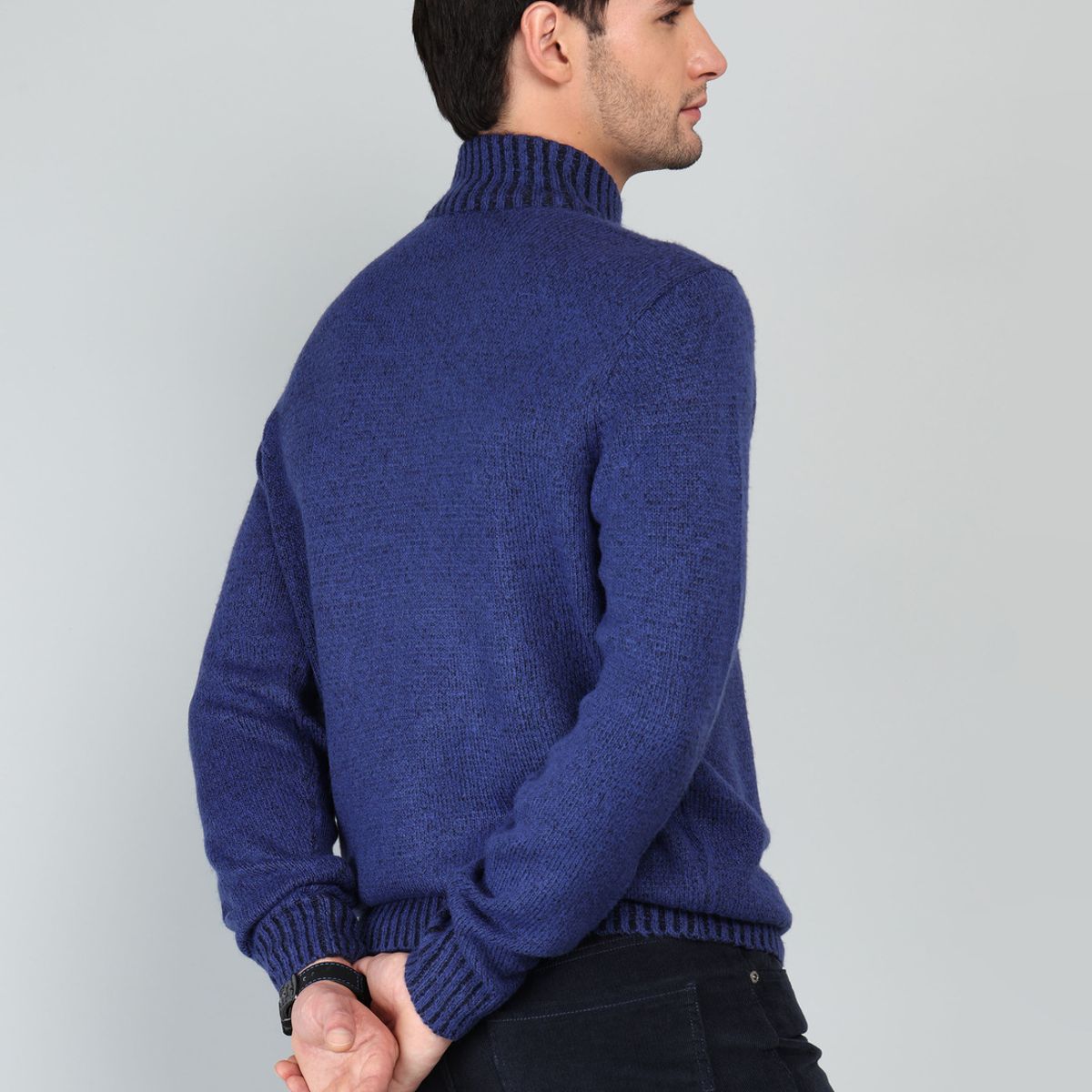 ARROW - Sweater Cuello Alto Regular Fit Azul Arrow ARROW