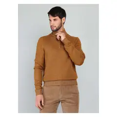 ARROW - Sweater Cuello Alto Regular Fit Camel