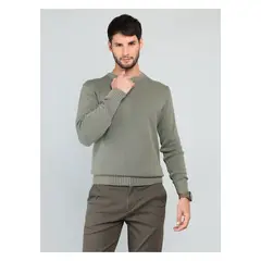 ARROW - Sweater Stone Wash Regular Fit Verde