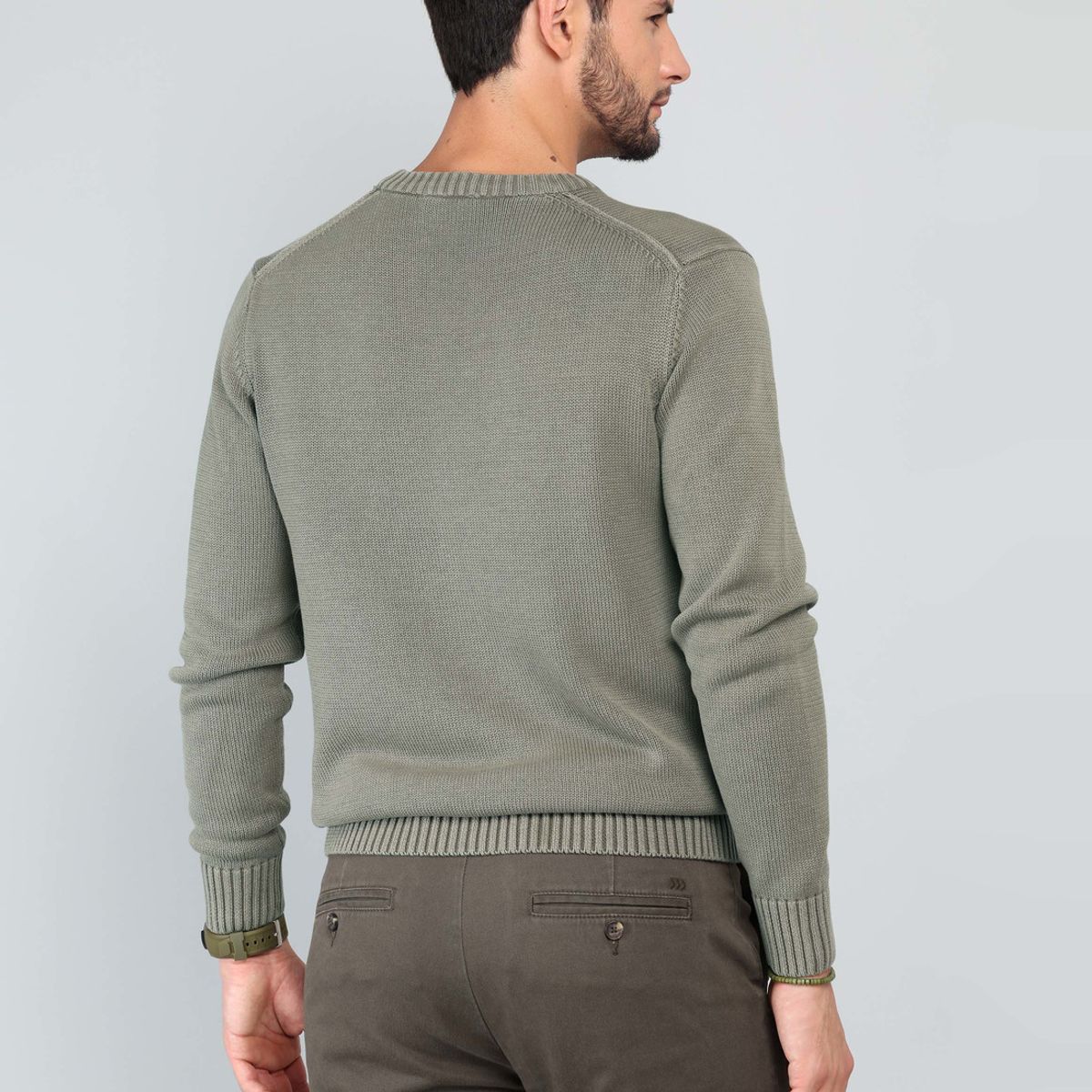 ARROW - Sweater Stone Wash Regular Fit Verde Arrow ARROW