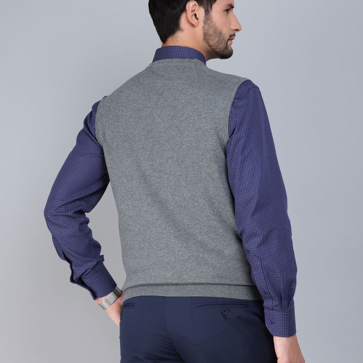 ARROW - Sweater Sin Mangas Regular Fit Gris Arrow ARROW