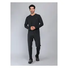 PIERO BUTTI - Pijama Largo Regular Fit Gris Oscuro