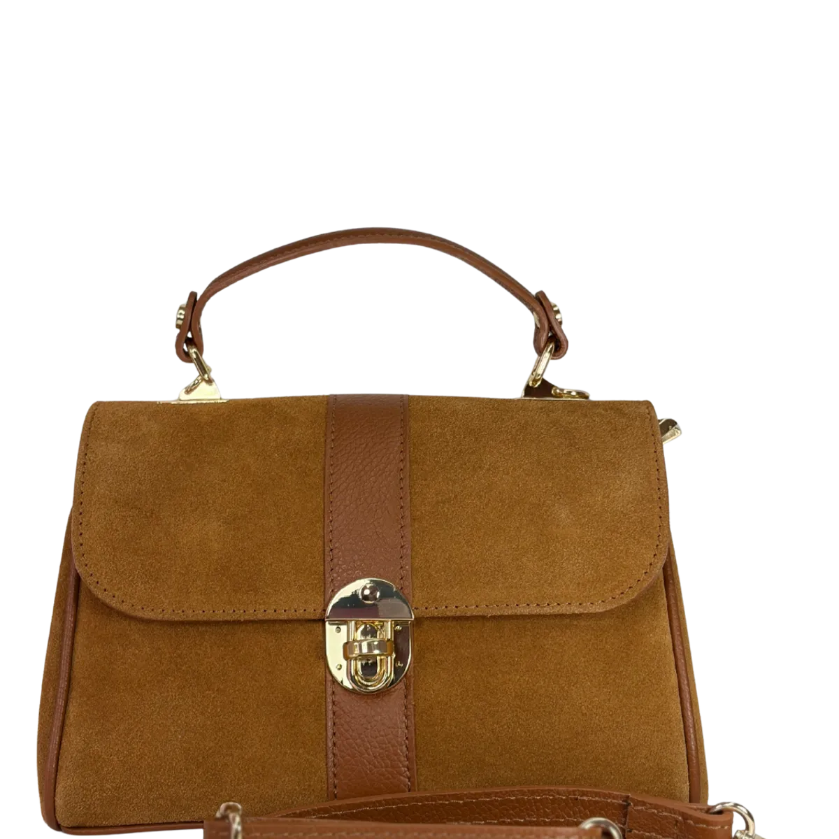 ARIELS - Cartera de cuero Milano - Marron