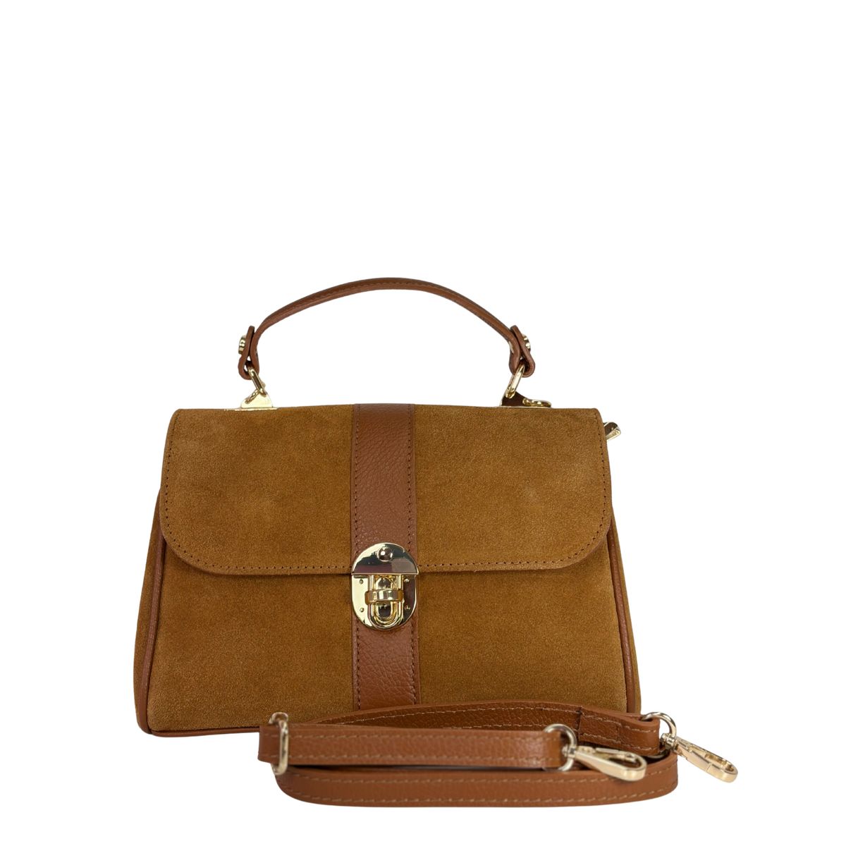 ARIELS - Cartera de cuero Milano - Marron
