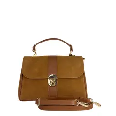 ARIELS - Cartera de cuero Milano - Marron