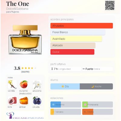 Imagen 2 del producto THE ONE 75 ML EDP DOLCE & GABBANA