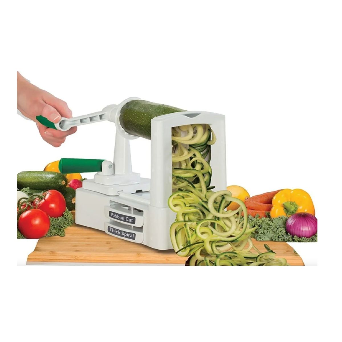 GENERICO - Cortador De Verduras Espiral Rayador Verduras Picador Manual