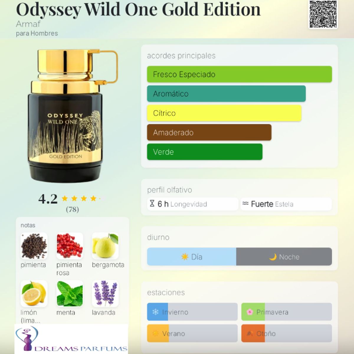 ARMAF - ODYSSEY WILD ONE 100 ML EDP ARMAF