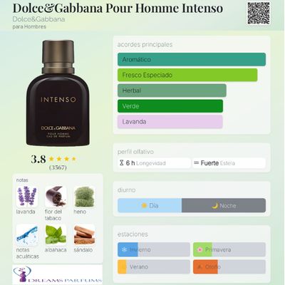 Imagen 2 del producto D&G POUR HOMME INTENSO 125 ML EDP DOLCE & GABBANA