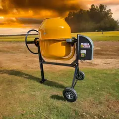 GENERICO - Betonera Trompo Concretero Eléctrica 200l 1000w- Lic Americana