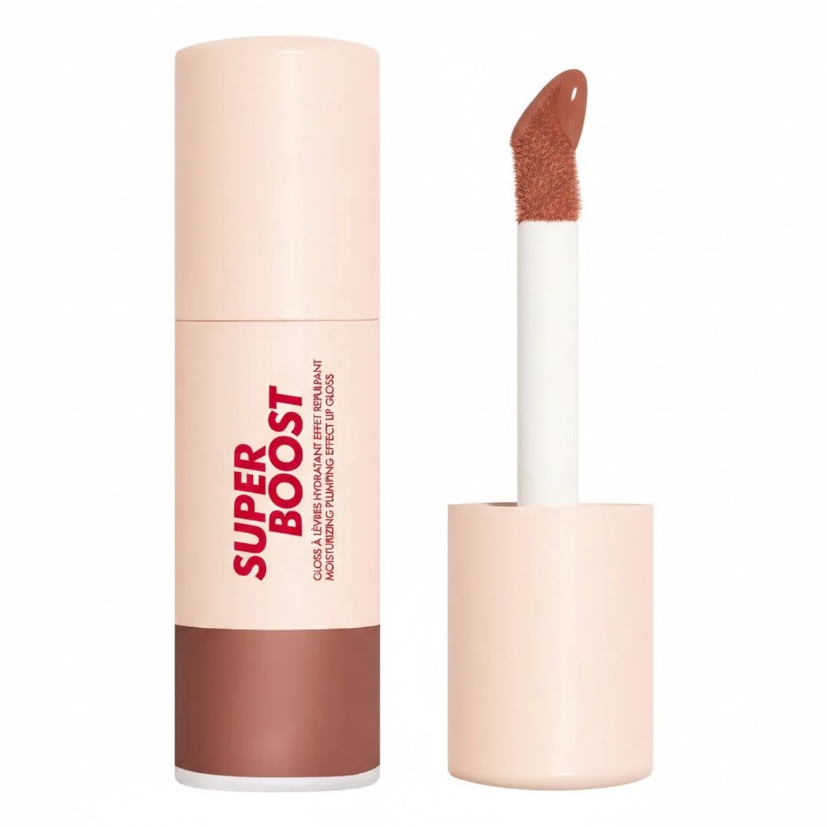 MAKE UP FOR EVER - Brillo Labial Hidratante + Voluminizador Super Boost - 05 Anywhere Caffeine
