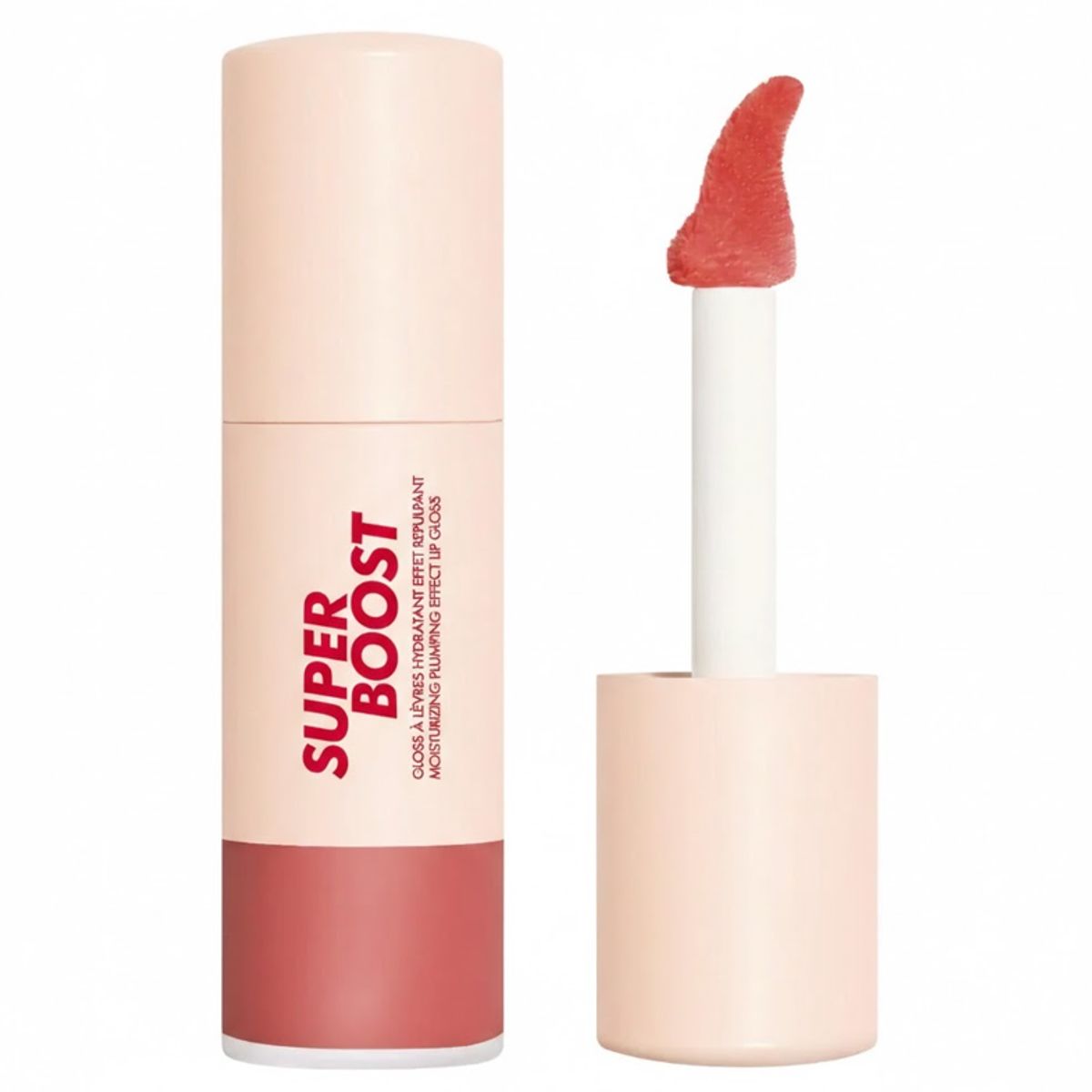 MAKE UP FOR EVER - Brillo Labial Hidratante + Voluminizador Super Boost - Juicy Peach