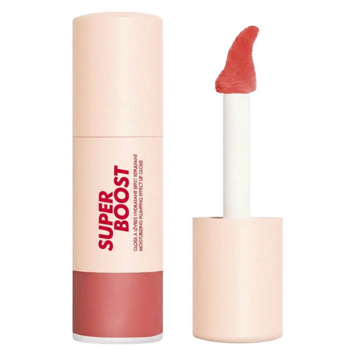 MAKE UP FOR EVER - Brillo Labial Hidratante + Voluminizador Super Boost - Juicy Peach