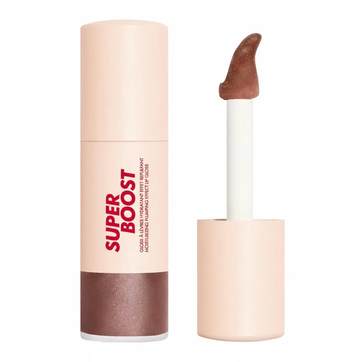 MAKE UP FOR EVER - Brillo Labial Hidratante + Voluminizador Super Boost - 07 Limitless Brown