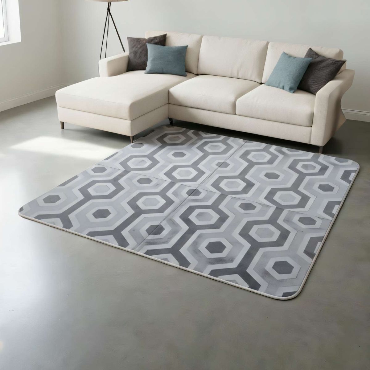 GENERICO - ALFOMBRA DE TUFTING CON DISENO F2