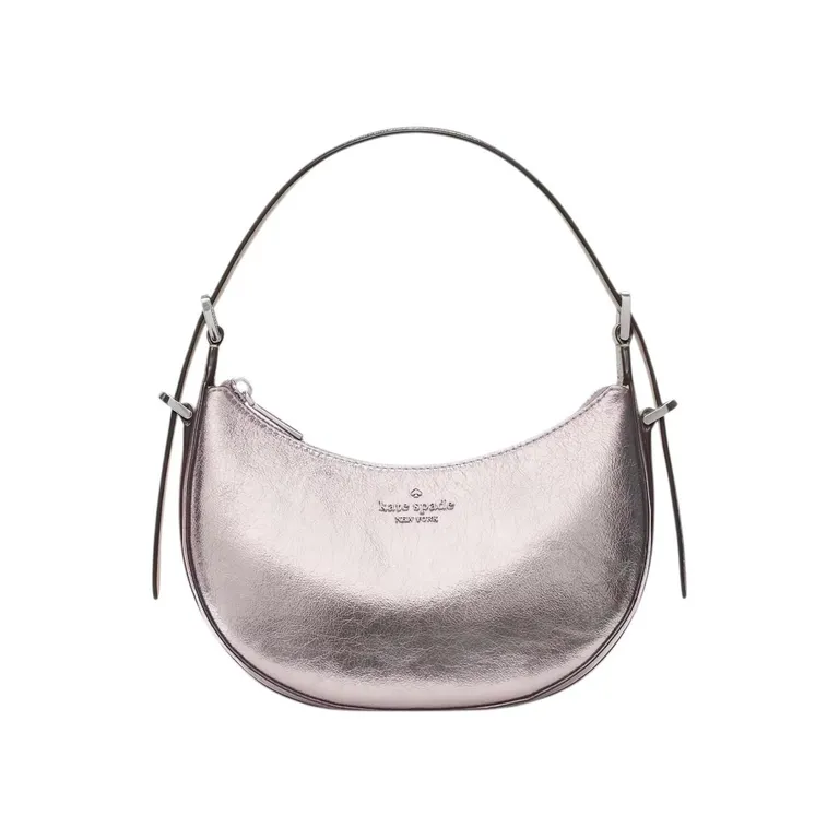 Bolso Nova Crinkle Metallic Crescent KN205 Plateado TALLA UNICA