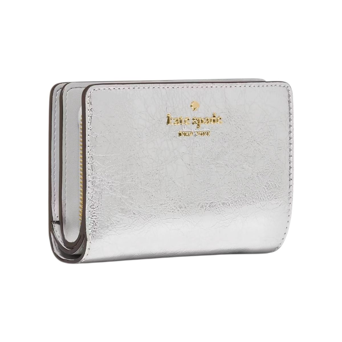 KATE SPADE - Billetera Kate Spade Madison Metallic Medium Bifold KN221