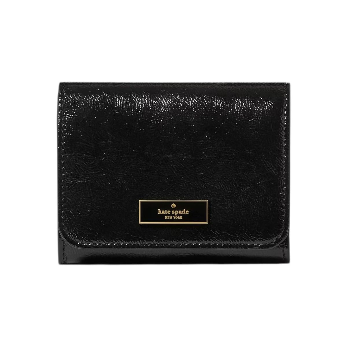 KATE SPADE - Billetera Kate Spade Bridget Crinkle Patent L-Zip KM547