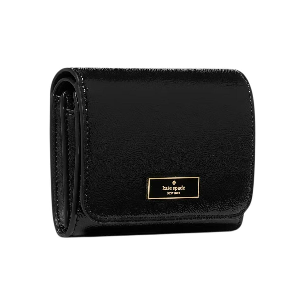 KATE SPADE - Billetera Kate Spade Bridget Crinkle Patent L-Zip KM547