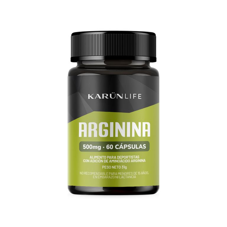 Arginina 500 mg 60 Cap Karun Life