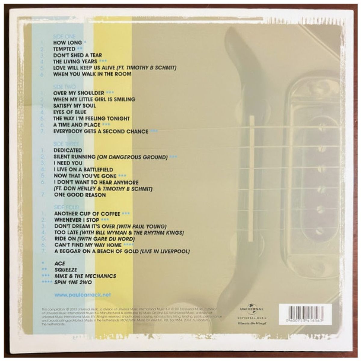 HITWAY MUSIC - PAUL CARRACK - COLLECTED 2LP - VINILO