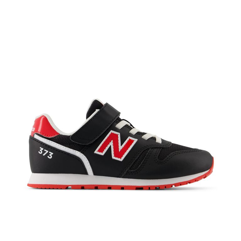 Zapatillas Urbanas Niños 373 Negra/Roja