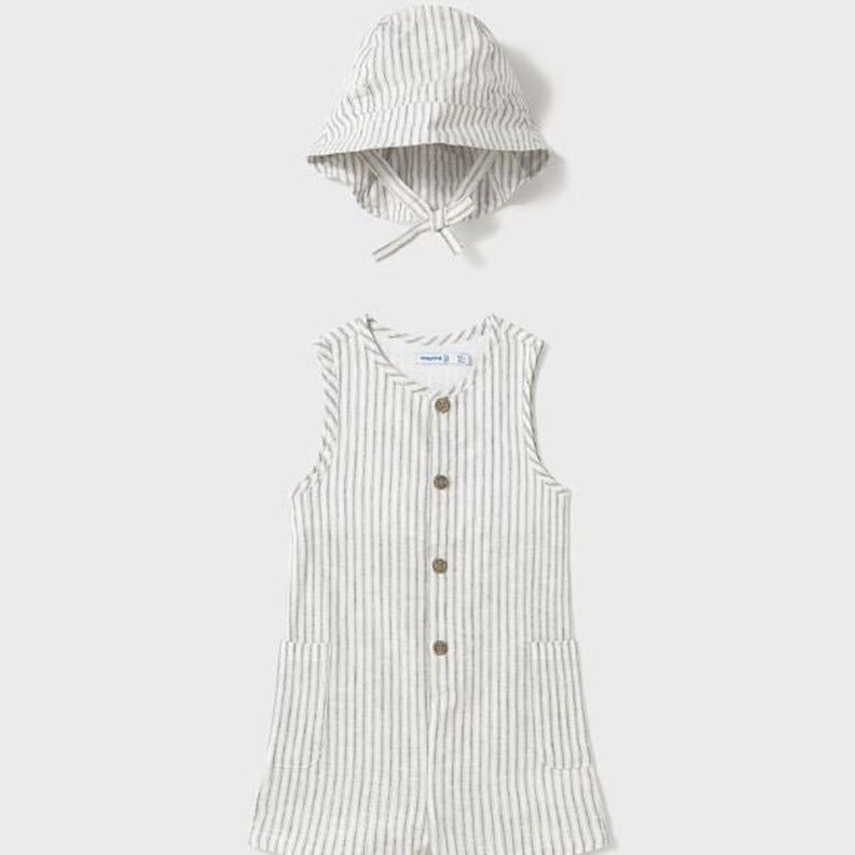 MAYORAL - Peto corto con gorro bebé niño