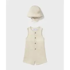 MAYORAL - Peto corto con gorro bebé niño