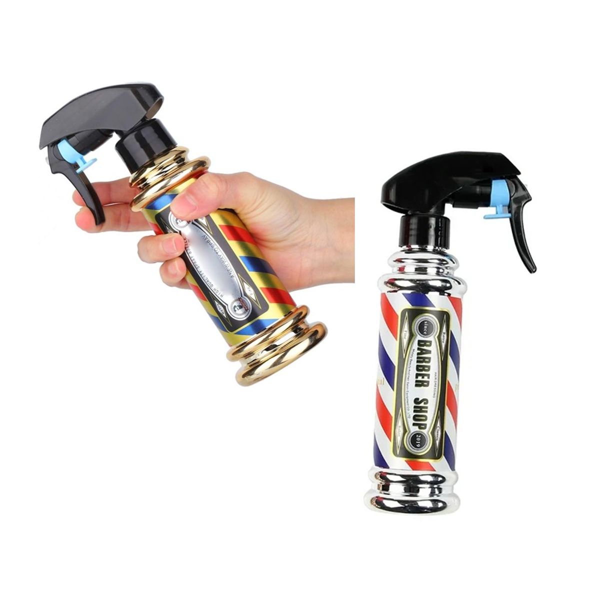 GENERICO - Botellas Rociador Para Barberia 200ml Dorado