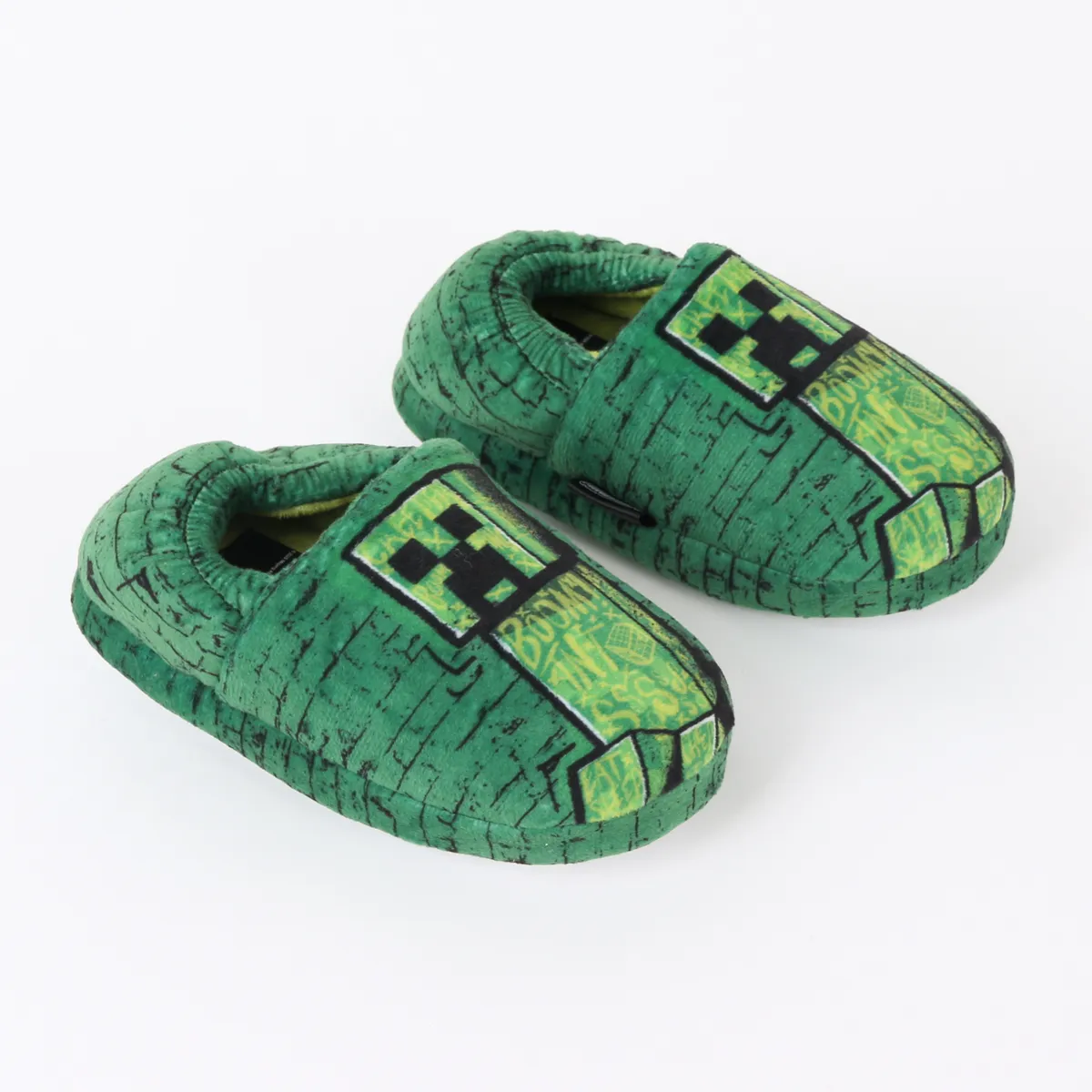 MINECRAFT - Pantufla Niño Boom TNT SSSS Creeper Verde Minecraft