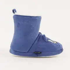 SONIC - Pantufla Bota Niño Invernal Orejas Azul