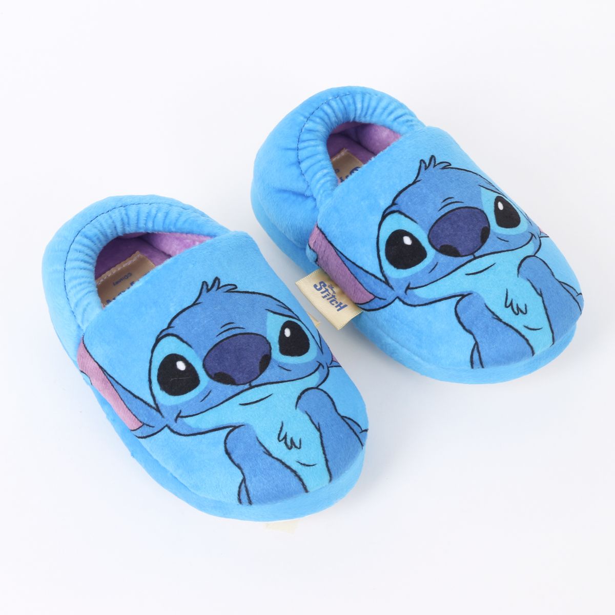 DISNEY - Pantufla Niña Stitch Mirando Lilo & Stitch Azul Disney