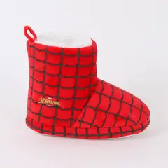 MARVEL - Pantufla Bota Niño Invernal Telaraña Spiderman Rojo