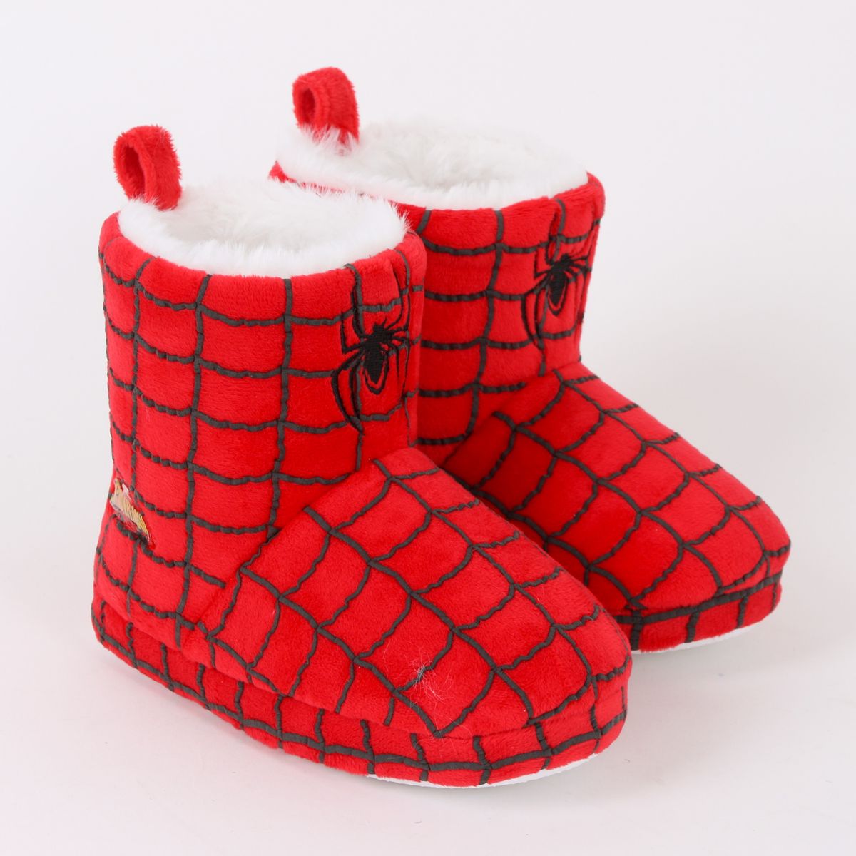 MARVEL - Pantufla Bota Niño Invernal Telaraña Spiderman Rojo Marvel